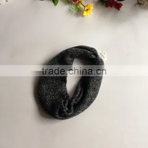 Various Girls Fashion Plain Color Knitted Round Neck Warmer Scarf thumbnail-1