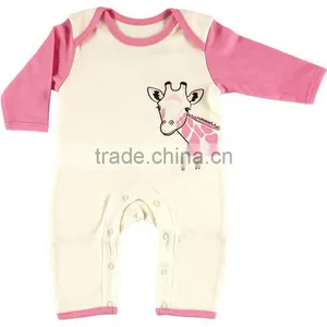 Printed Autumn Wear Long Sleeve Custom Infant Organic Cotton Wholesale 1 Year Old Babies Clothes for Baby thumbnail-5