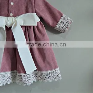 Lace Christmas Dresses Mother Daughter Matching Dress Baby Girl Frocks With Baby Bloomers thumbnail-3