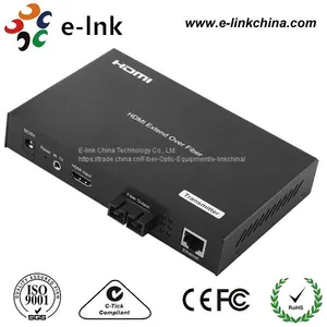 1-канальный HDMI видео + 1-канальный 10/100М Ethernet по оптическому волокну удлинитель thumbnail-3