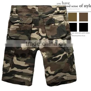 Mens Military Cargo Shorts 2016 Brand New Army Camouflage Shorts Men Cotton Loose Work Casual Short Pants Plus Size No Belt thumbnail-4
