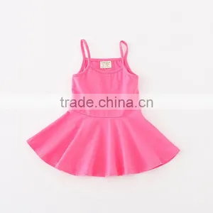 Latest New Design Cotton Spandex Infant Dresses Baby Little Girls Casual Summer Dresses thumbnail-1