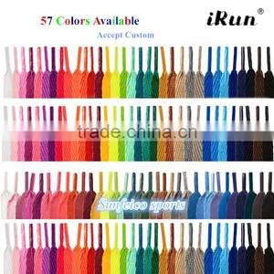 Fat Bootlaces Shoe Laces For Trainers Sneakers Colours~Flat Sports Shoelaces~NO MOQ~57 Colors Available~Accept Custom thumbnail-3