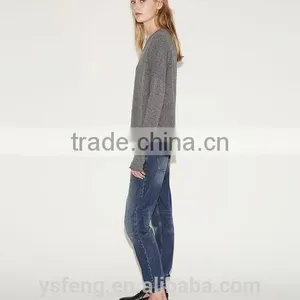 2017 New Design Hand Knitted Woolen Girls Sweater thumbnail-2