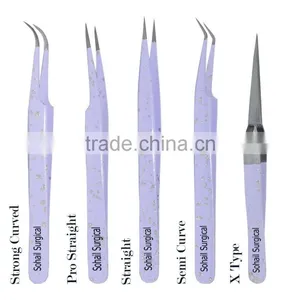 Eyelash Tweezers Stainless Seal thumbnail-5