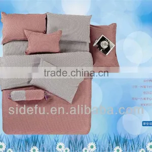 Cotton Bedding Set (SDF-2013NN010-MDXD-BRICK RED) thumbnail-1