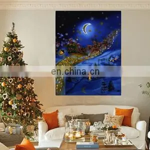 Led Lights Decorative Canvas Art Printing thumbnail-1
