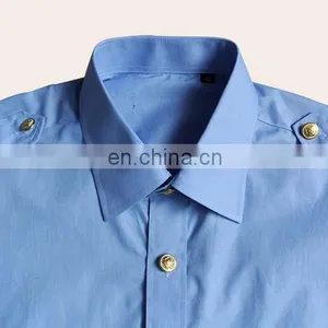 Hot Selling High Quality Long-Sleeve Military Man Shirt of 100% Cotton thumbnail-2