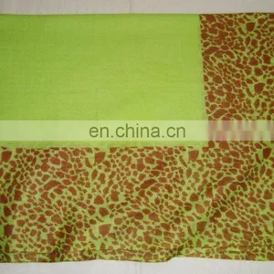 Gauze Pashmina Silk Pashmina Wool Printed Shawls. thumbnail-4