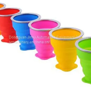 Portable Silicone Folding Water Bottle Travel Retractable Kettle Travel Compress Retractable Cup Folding Cup Machine thumbnail-3