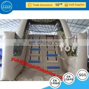 Top Inflatables New Design Outdoor Inflatable Cliff Jump,inflatable Camouflage Kids Cliff Jumping Games for Party Games thumbnail-2