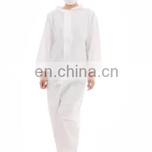 Safety pp Nonwoven Disposable Coverall Without Hood thumbnail-1