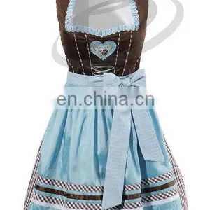 Classical Women Maid Dress European Clothing Beer Dirndl Women Casual Dress (Traditional Bavaria Dirndls) thumbnail-2