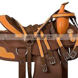 Wholesale Horse Trail Saddles - 2017 Western Trail Saddle - Brown Horse Custom Trail Saddle thumbnail-1