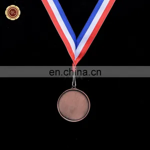 Wr High Quality Custom Sports Metal Medal for Awards Bronze Metal Medal With Ribbon thumbnail-3