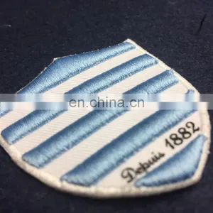 China Merrow Edged 3D Embroidery Patch for Clothing thumbnail-4