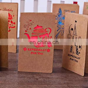 New Design Happy Birthday Handmade Greeting Card With Rose Flower Birthday Greeting Card thumbnail-4
