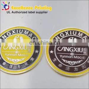 Fashionable Designed High Quality Custom Aluminium Label Pin Stamped Badge thumbnail-4