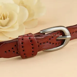 Wholesale High Quality New Design Fashion Woman Jeans Dress Pants Casual Ladies Leather Belt thumbnail-4