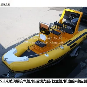 5.2 Meter Rib Boat Inflatable Boat RIB520A for Sale thumbnail-3