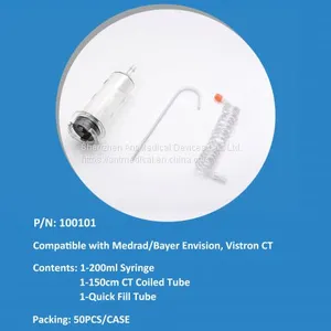 Medrad CT Multipak， CTP-200-FLS, Medrad CT Tripak 200ml, Medrad Envision, Vistron CT Syringe thumbnail-1