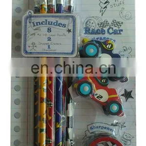 Stationery Set for Kids( Pencil,eraser,sharpener) thumbnail-1