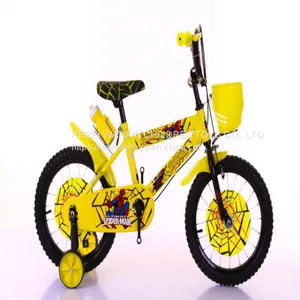 Kids Bike With Basket Steel Children Spider Man Bicycle China Factory Wholesale thumbnail-4