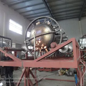 Rising Sun Plastic Water Tank Rock n Roll Rotomolding Machine for Sales thumbnail-3