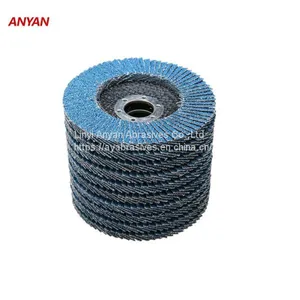 Flap Discs 4.5 Inch 115x22 mm Zirconia Alumina Metal Abrasive Flap Disc thumbnail-5