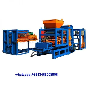 Auto Brick Making Machine Concrete Block Molding Machine QT6-15 Block Making Machine thumbnail-2