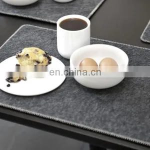 Wholesale 3mm Dark Grey Rectangular Felt Placemat thumbnail-1