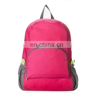 Waterproof Light Weight Nylon Folding Backpack Foldable Outdoor Bag thumbnail-3