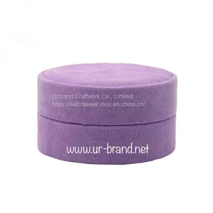Velvet Gray Flannel Ring Box Jewelry Box Earrings Ring Pendant Bracelet Packaging Box thumbnail-3
