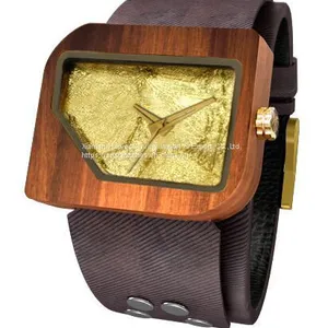 Wholesale Men's Wooden Watch Quartz Wood Analog Date Natural Wood Watches thumbnail-4