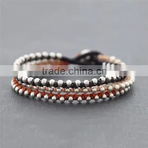 Miyuki Asian Costume Jewelry Made in China Woven Bracelet XE09-199 thumbnail-2