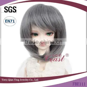 Short Grey New Custom Cheap Doll Bjd Hair Wig thumbnail-1