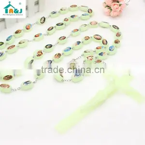 Professional Religious Factory Glow in the Dark Plastic Rosary Sell Well Item thumbnail-3
