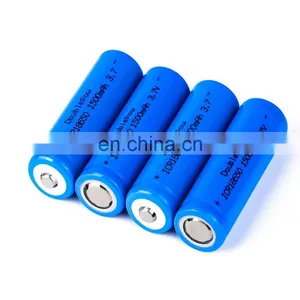 1 Year Warranty Cylindrical Lithium Ion 18650 3.7v 1500mah 18650 li Ion Battery Rechargeable for Flashlight thumbnail-1