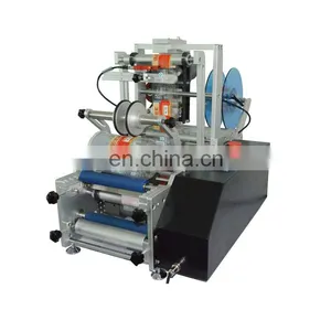 Watsapp+ 86 15140601620 Favourable Price Semi Automatic Simple Manual Labeling Machine Round Bottle thumbnail-1