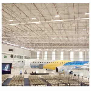 Galvanized Roof Manufacture Space Frame Truss Airport Steel Structure Prefab Airplane Hangar thumbnail-5