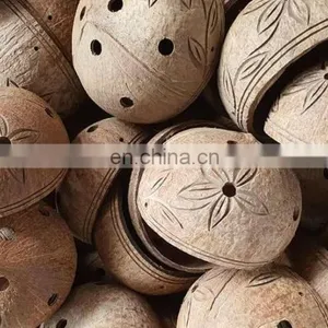Wholesale Handmade Decoration Natural Coconut Shell Bowl From Viet Nam thumbnail-3