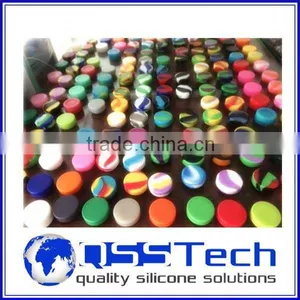 High Quality 7ml Customized Small Dab Wizard Brand Dab Wizard Hat/ Oil Dab Wax Container/ Silicone Wax and Oil Container thumbnail-1