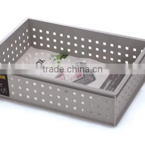 Multi-functional Plastic Stationery Table Storage Box Container Basket thumbnail-2