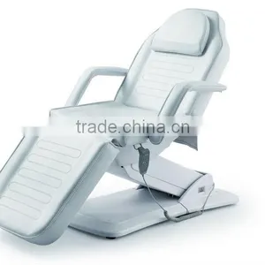 White Salon Furniture Massage Bed With 3 Motors thumbnail-4