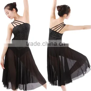 2016 Latest Fashionable Shiny Top Girls Long Latin Dance Performance Dress thumbnail-1