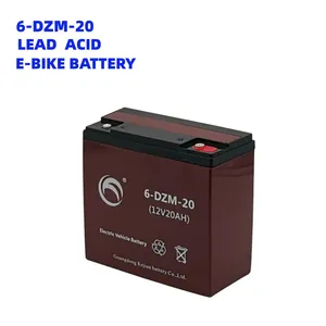 Hot Sale 4PCS Per Carton 6-DZM-20 12V20AH 48V VRLA Gel Moped Electric Vehicle Bike Lead Acid Sealed AGM Batteries for E- Bike thumbnail-1