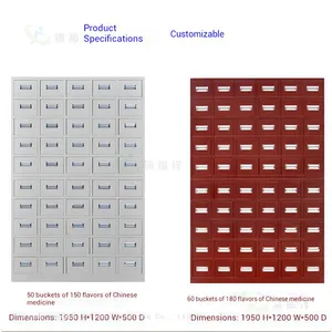 Hengna Traditional Chinese Medicine Cabinet - Secure Herbal Storage for TCM Clinics Supplier thumbnail-1