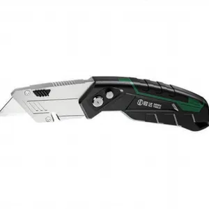 Heavy‑Duty Aluminum Alloy Folding Utility Knife With Multi‑Angle Adjustment & Spare Blade Storage thumbnail-1