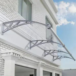 DIY Polycarbonate Sheet Roofing Plastic Bracket Canopy thumbnail-4