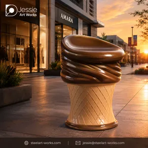 Cup Sculpture Bench thumbnail-1
